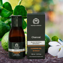 Load image into Gallery viewer, Charcoal Cleansing Gel | Black-Pepper & Bergamot